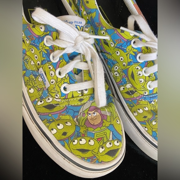Disney Pixar Vans Toy Story Martians Alien Era GLOW IN THE DARK Rare M 5.5 W 7 - Picture 3 of 15